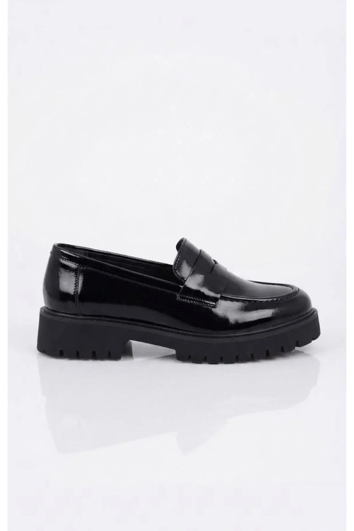 loa Hakiki Deri Süet Loafer Ayakkabı - 4 cm Tırtıklı Kalın Tabanlı Komfort Kesim